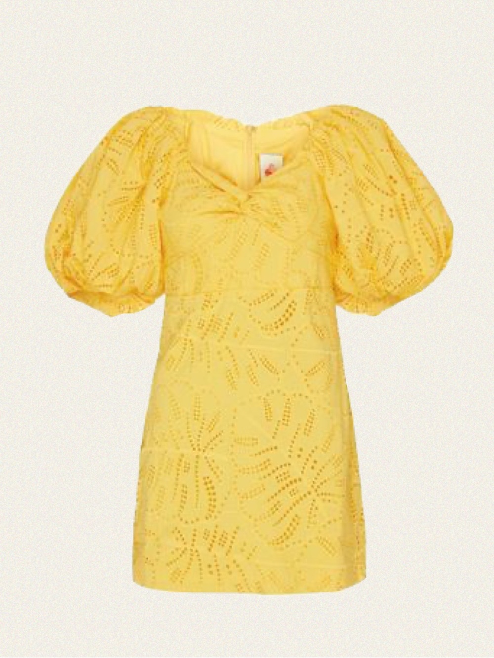 Farm Rio Monstera Eyelet Mini Dress